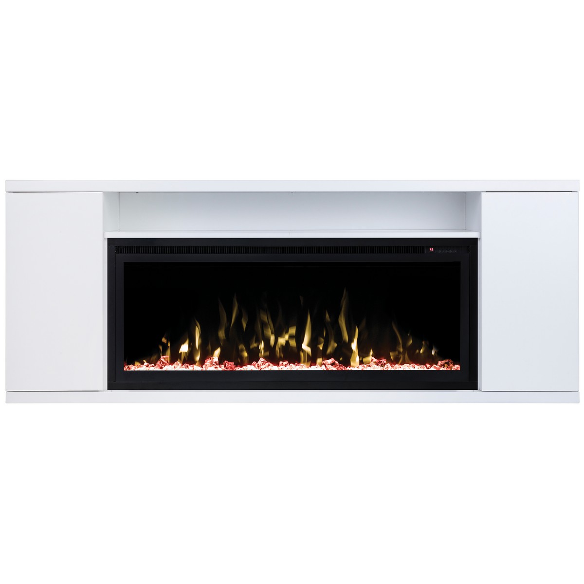 Электрокамин RealFlame Bergen 42/BV WT белый с очагом Saphir 42