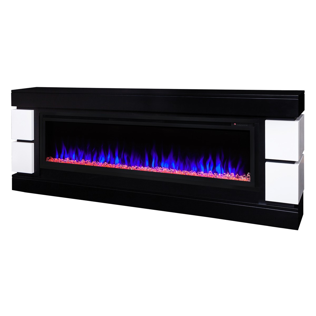 Электрокамин RealFlame Denver 60 BLM черный с очагом Saphir 60