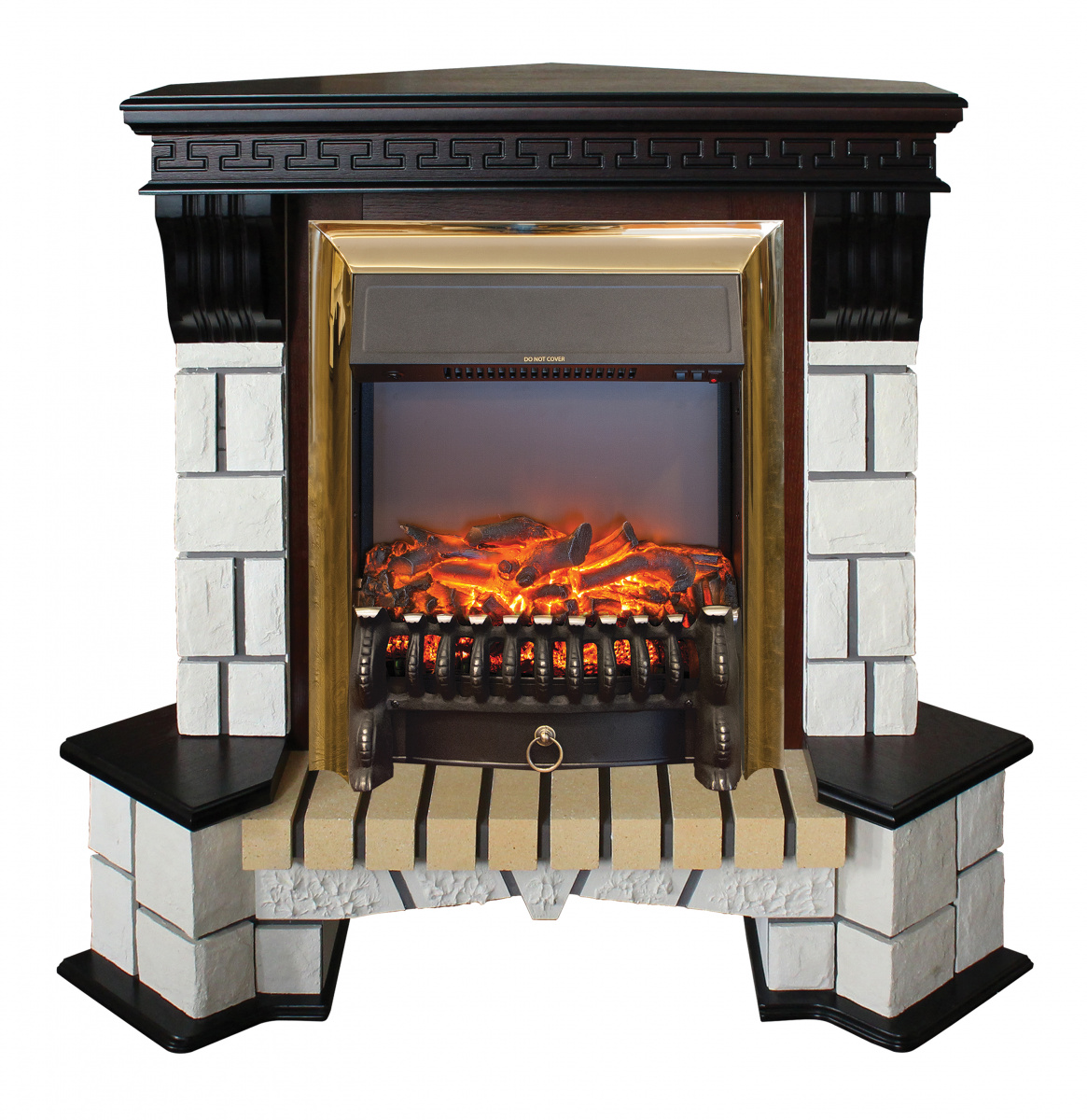 Электрокамин RealFlame Stone Coner AO античный дуб с Fobos s Lux BR