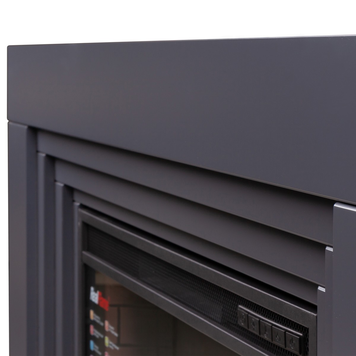 Электрокамин RealFlame Stanley 26 GR серый с очагом 3D Novara