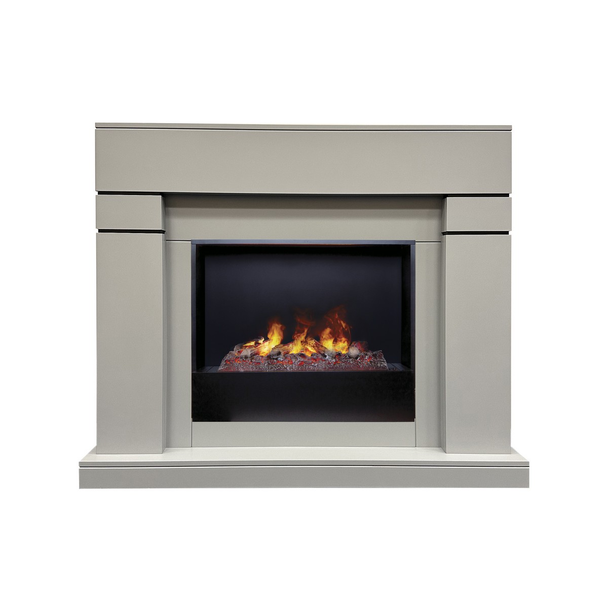 Электрокамин RealFlame Lindelse 26 GR серый, графит c очагом 3D Cassette 630
