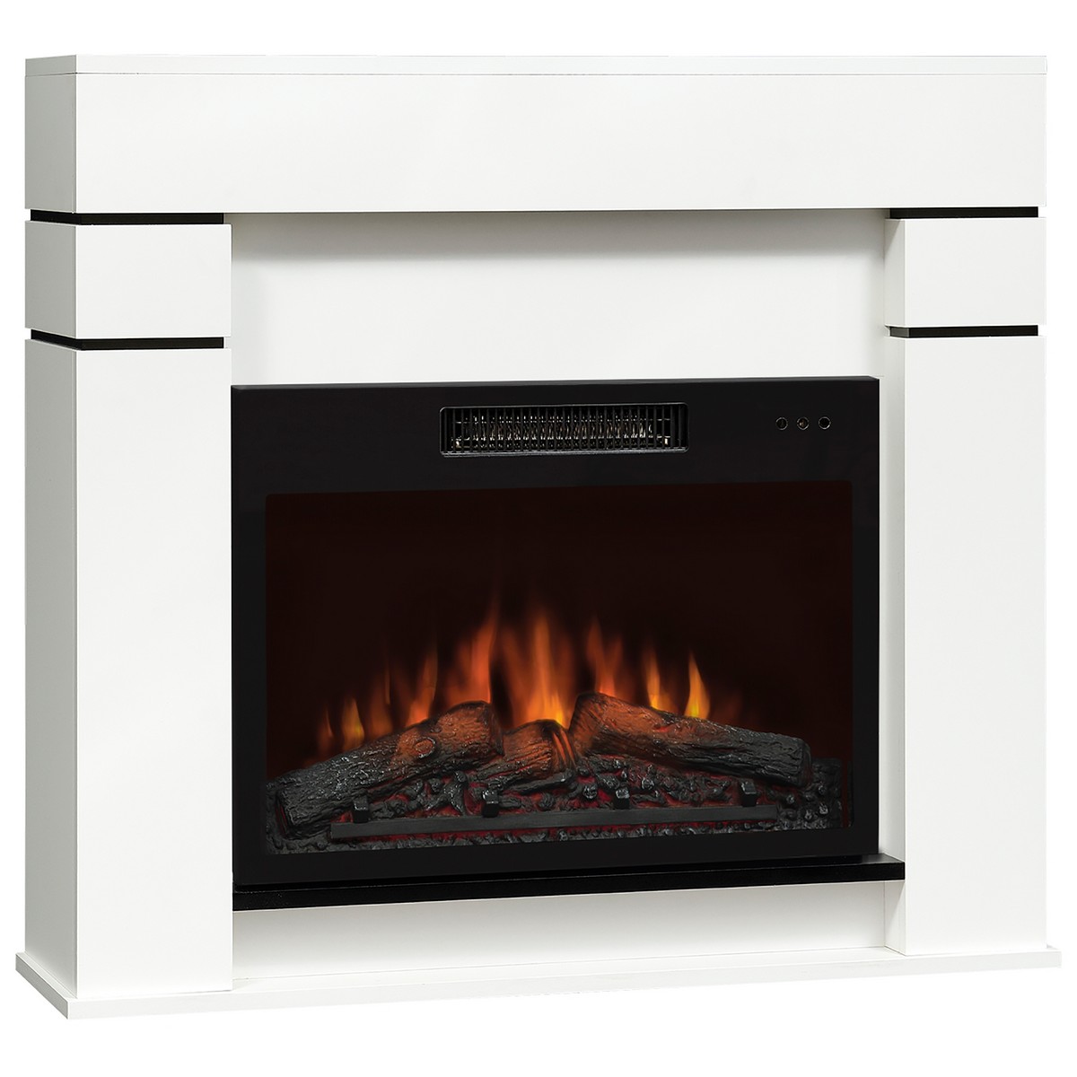 Электрокамин RealFlame Alta 24 WT белый c очагом Kendal 24