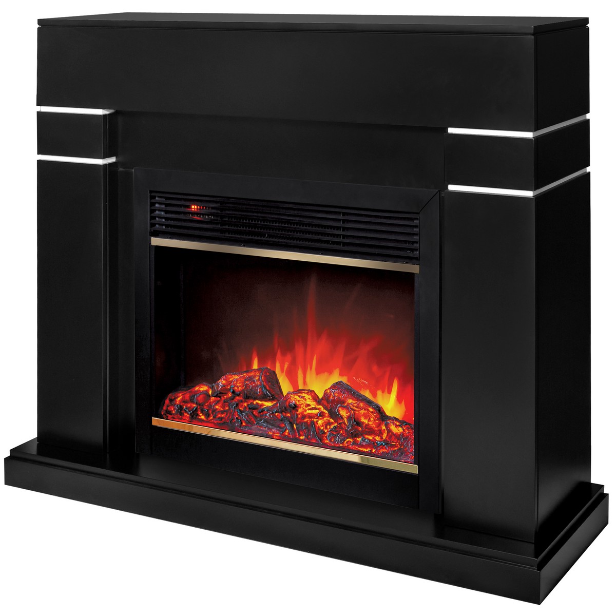 Электрокамин RealFlame Lindelse 26 BL черныйM черный с очагом Moonblaze