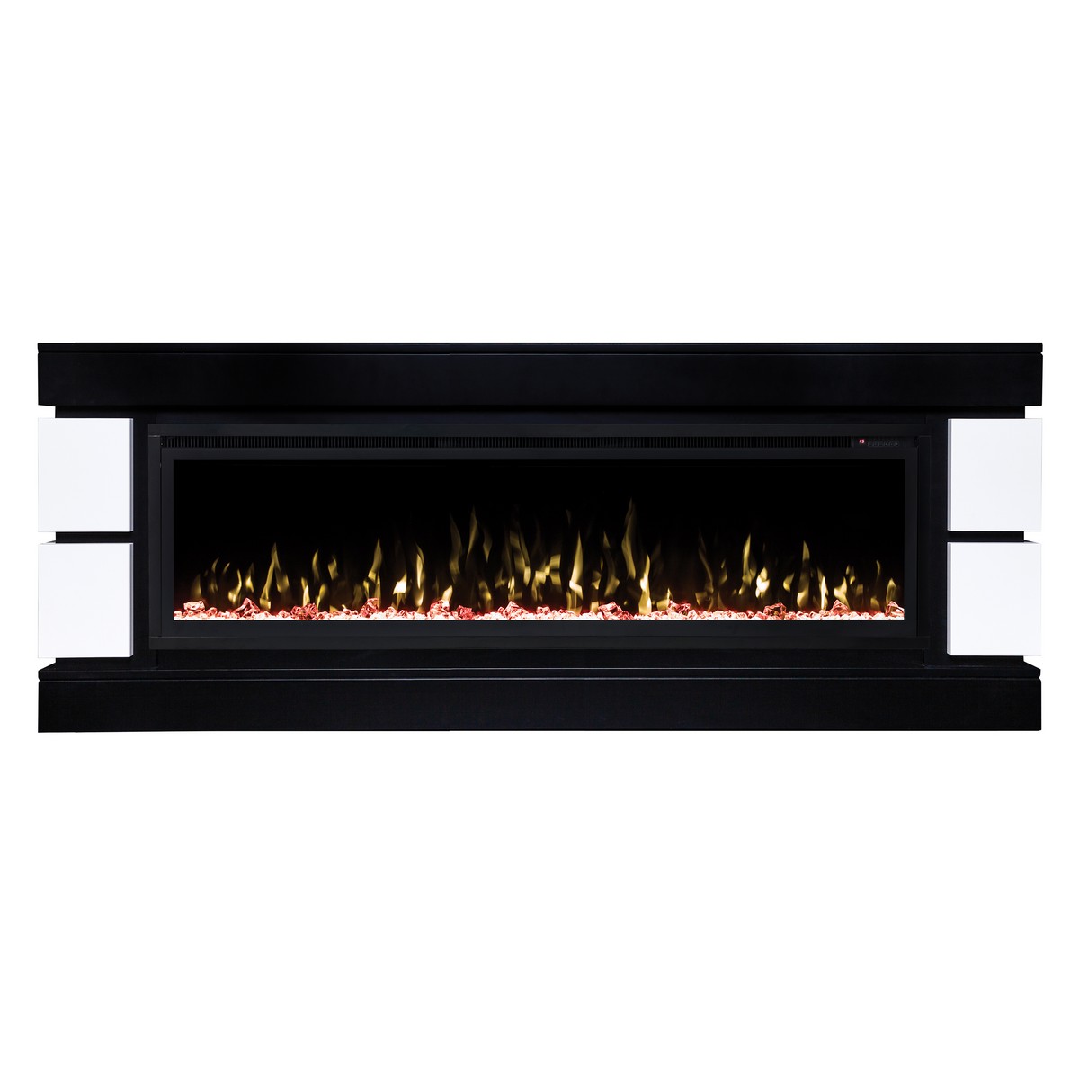 Электрокамин RealFlame Denver 60 BLM черный с очагом Saphir 60