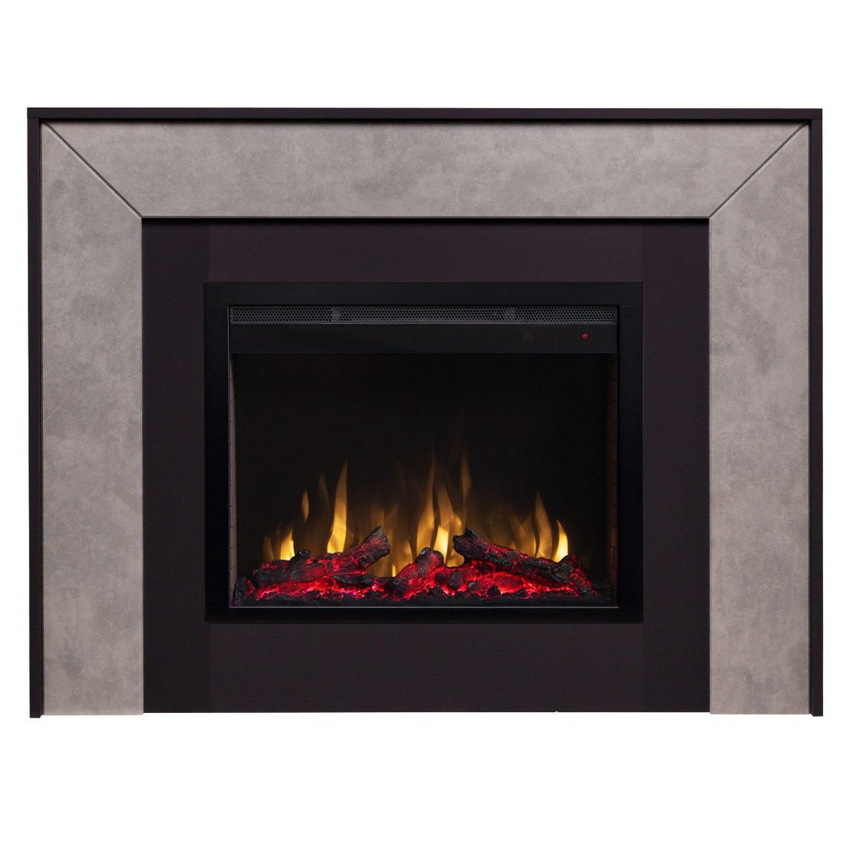 Электрокамин RealFlame Jersey 25,5 GR графит с очагом Saphir 25,5
