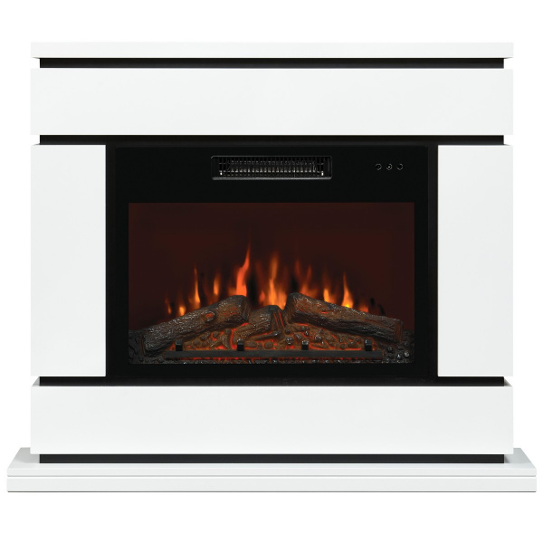 Электрокамин RealFlame Vega 24 WT белый с очагом Kendal 24