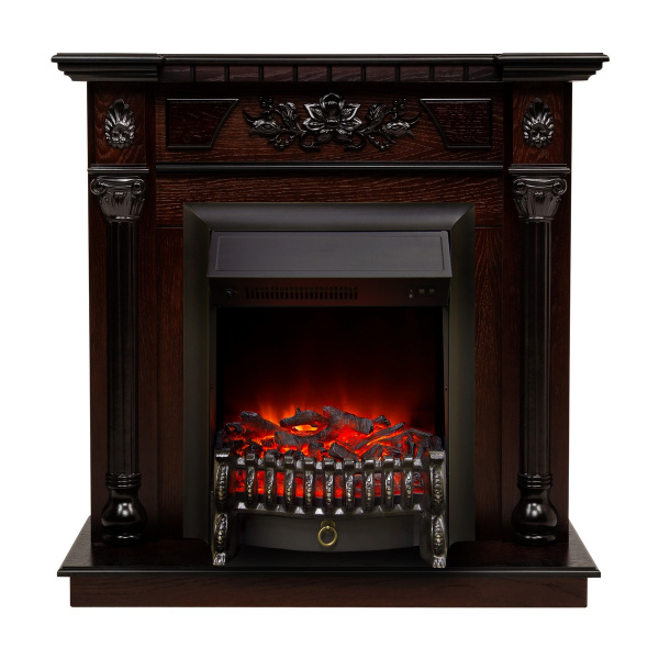 Электрокамин RealFlame Dacota AO античный дуб с очагом Fobos Lux Black