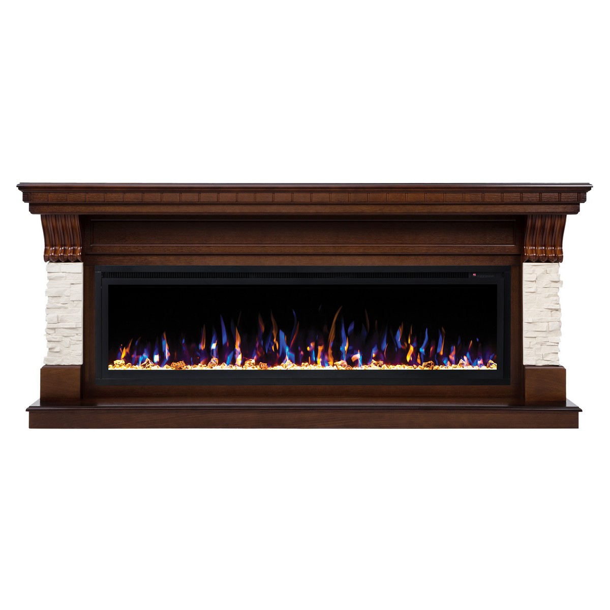 Электрокамин RealFlame Michigan 60 AO античный дуб с очагом Saphir 60