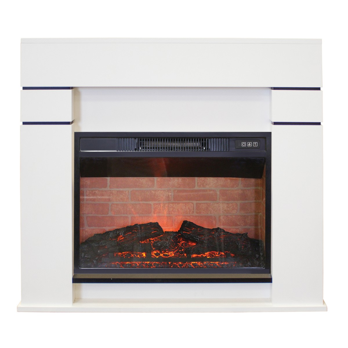 Электрокамин RealFlame Alta 24 WT белый c очагом Irvine 24