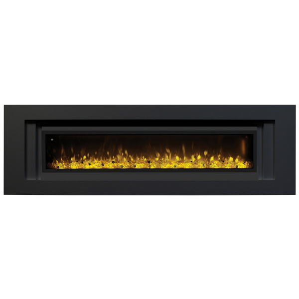 Электрокамин RealFlame Stockholm 60 BLM черный с очагом Manhattan 1560