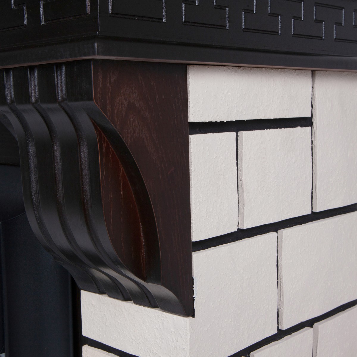 Электрокамин RealFlame Stone AO античный дуб с очагом 3D Oregan
