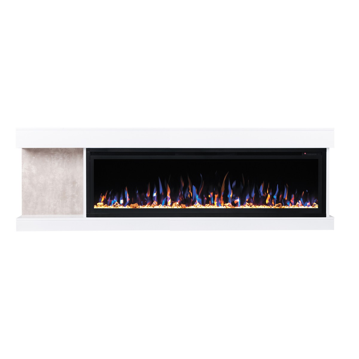 Электрокамин RealFlame Contempo 60 WT белый с очагом Saphir 60