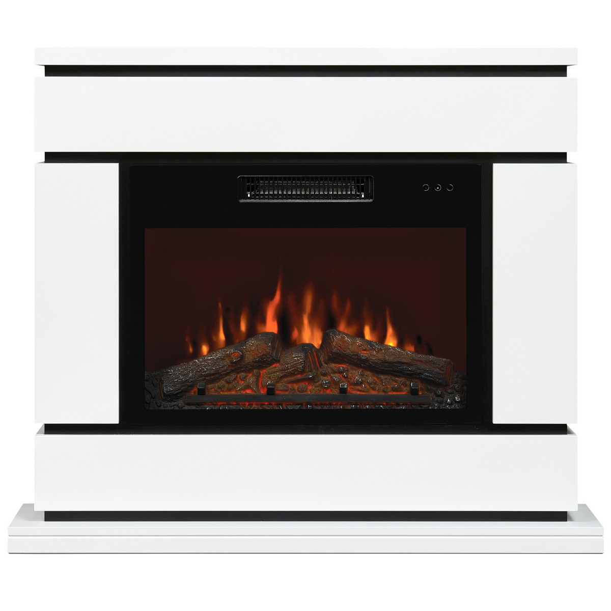 Электрокамин RealFlame Vega 24 WT белый с очагом Kendal 24