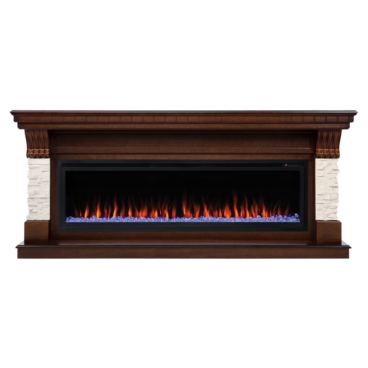 Электрокамин RealFlame Michigan 60 AO античный дуб с очагом Saphir 60