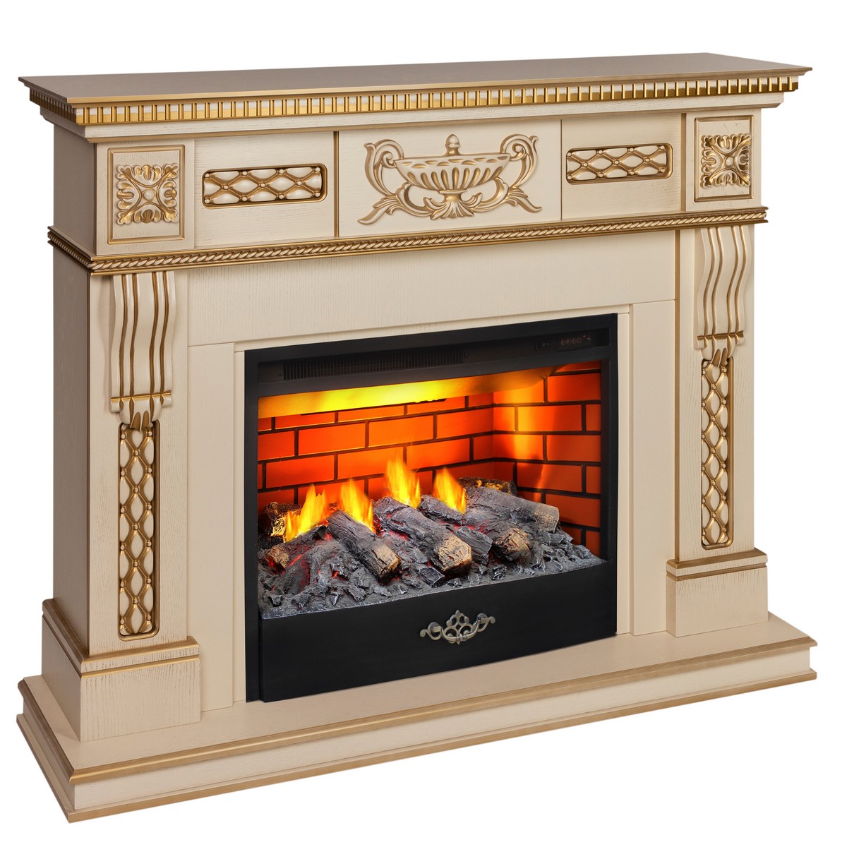 Электрокамин RealFlame Corsica Lux 25,5/26 WT с очагом 3D Firestar 25,5