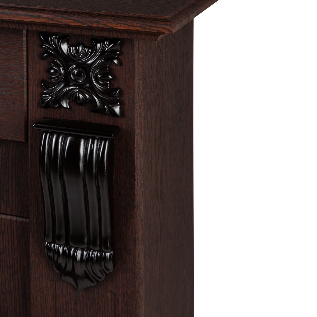 Электрокамин RealFlame Dominica DN орех с очагом Fobos Lux Black