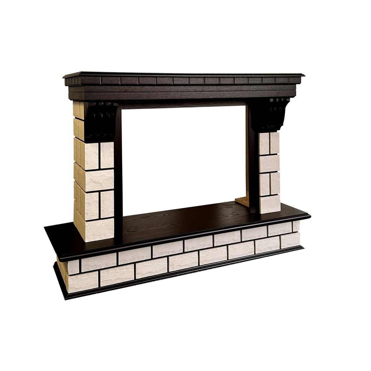 Портал каминный из МДФ RealFlame Castle 26 AO античный дуб