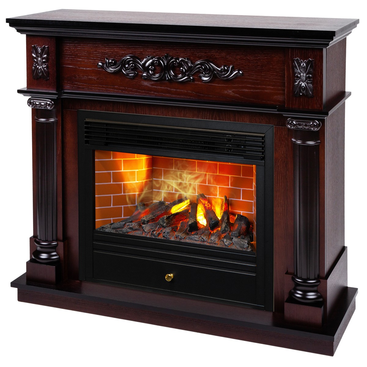 Электрокамин RealFlame Silvia 26 AO с очагом 3D Novara