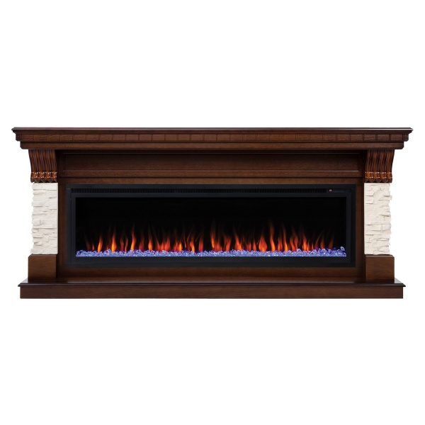 Электрокамин RealFlame Michigan 60 AO античный дуб с очагом Saphir 60