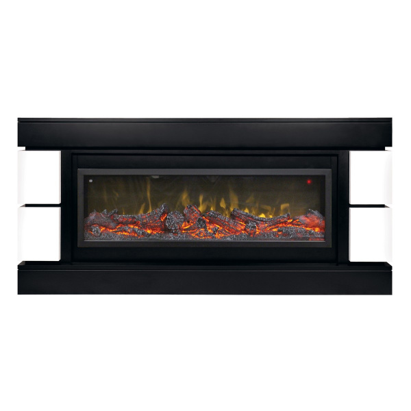 Электрокамин RealFlame Denver 42/BV BLM черный с очагом Beverly 1000
