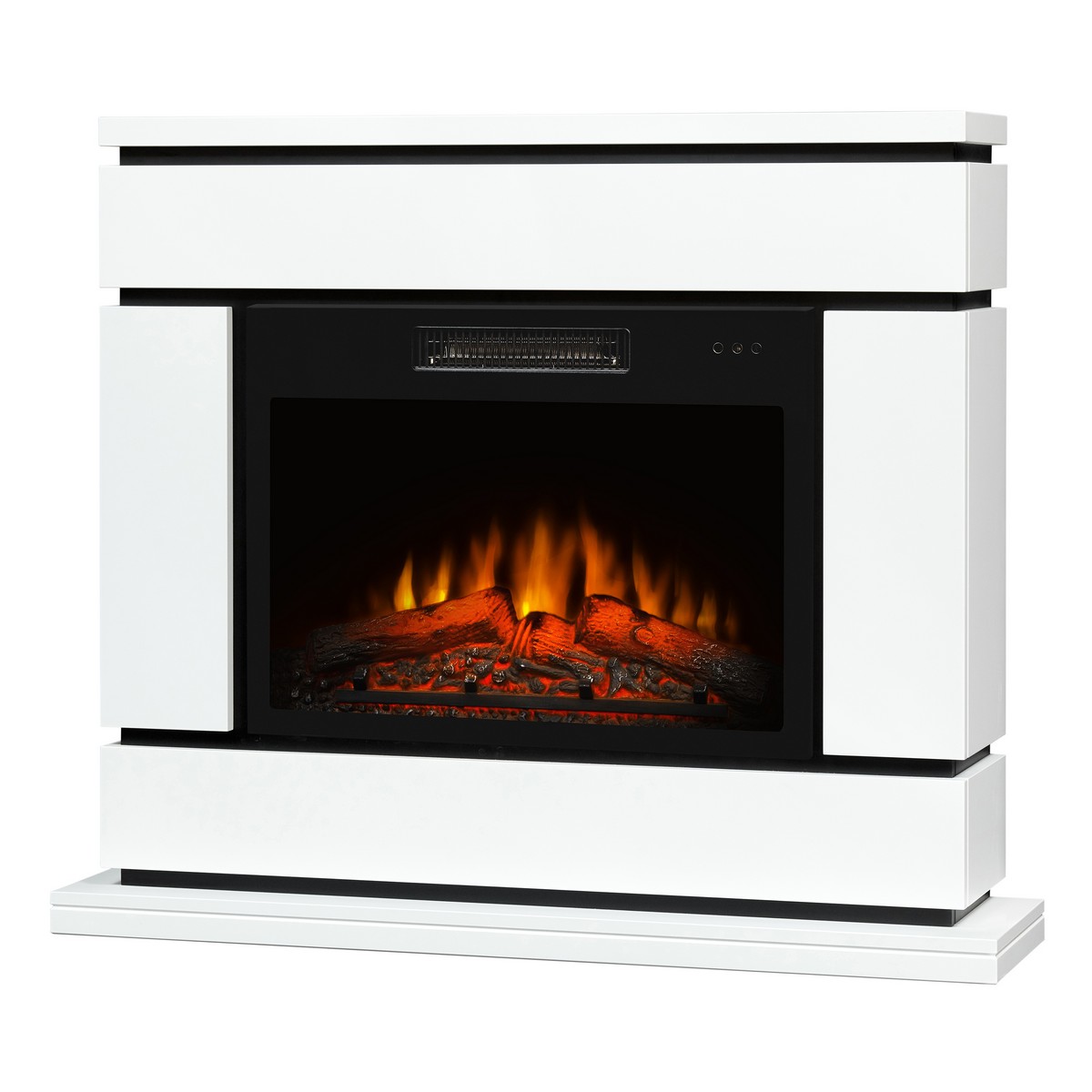 Электрокамин RealFlame Vega 24 WT белый с очагом Kendal 24