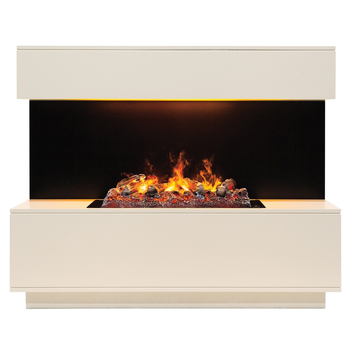 Электрокамин RealFlame Modern CST630 WT белый дуб с очагом 3D Cassette 630