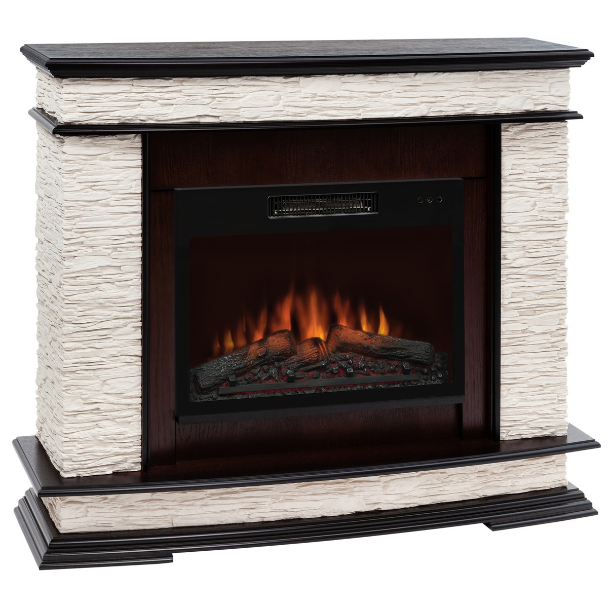 Электрокамин RealFlame Edinburgh 24 AO античный дуб с очагом Kendal 24