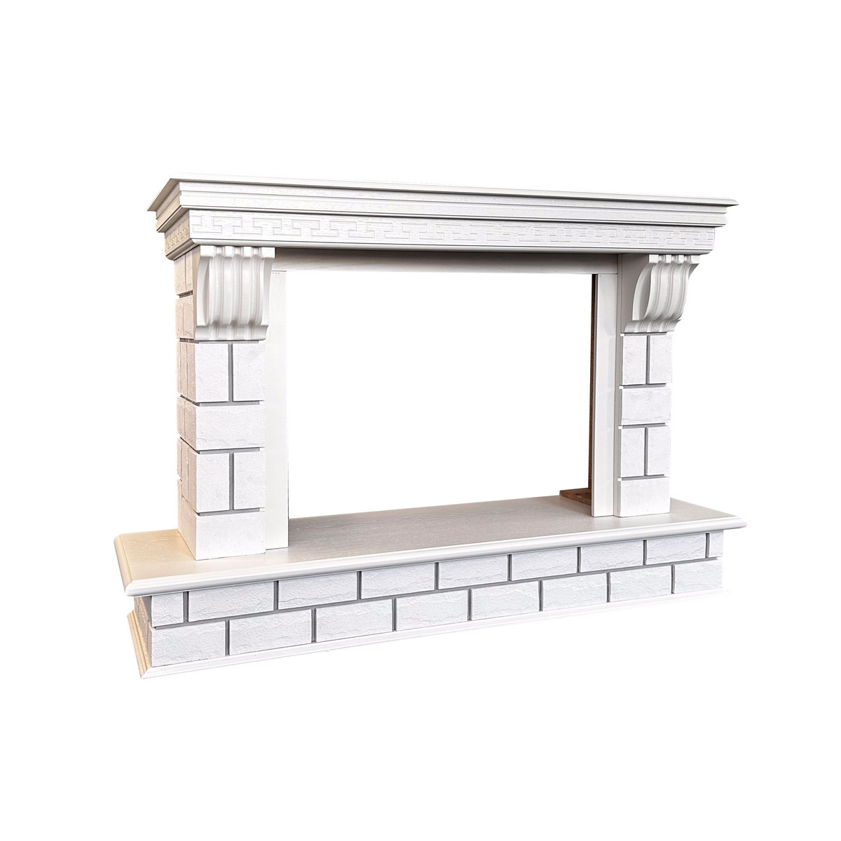 Портал каминный из МДФ RealFlame Castle 26 WT молочный