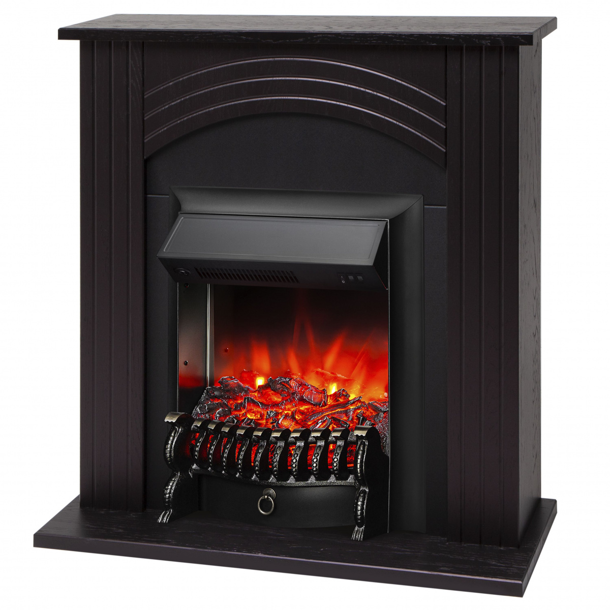 Электрокамин RealFlame Hanna DN орех с очагом Fobos Lux Black