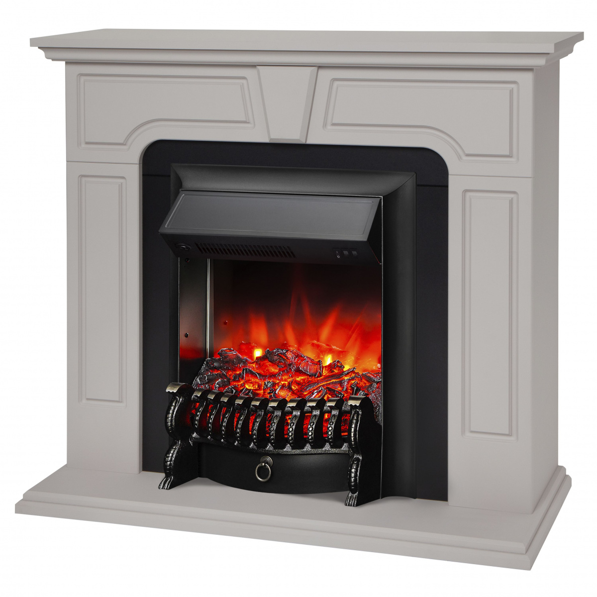 Электрокамин RealFlame Theodor Theodor BG латте с очагом Fobos Lux Black