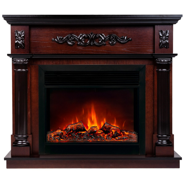 Электрокамин RealFlame Silvia 26 AO с очагом Moonblaze Black