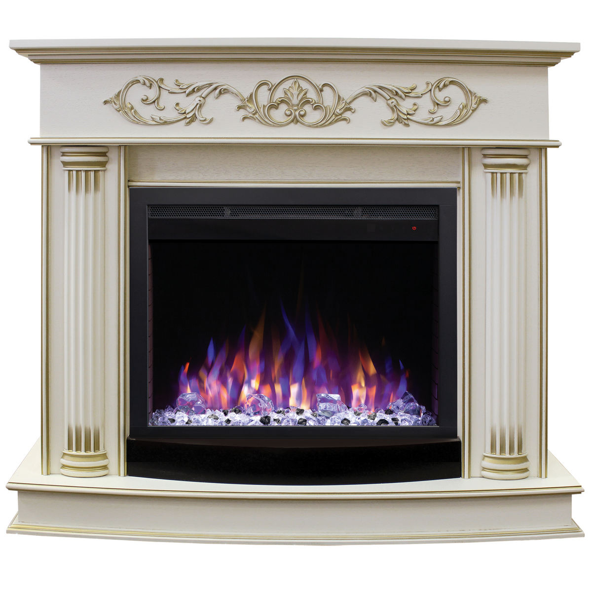 Электрокамин RealFlame Milano WT с очагом Saphir 25,5