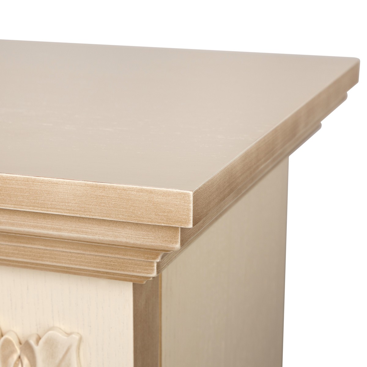 Электрокамин RealFlame Silvia 26 WT белый дуб с золотой патиной с очагом Epsilon 26 S IR