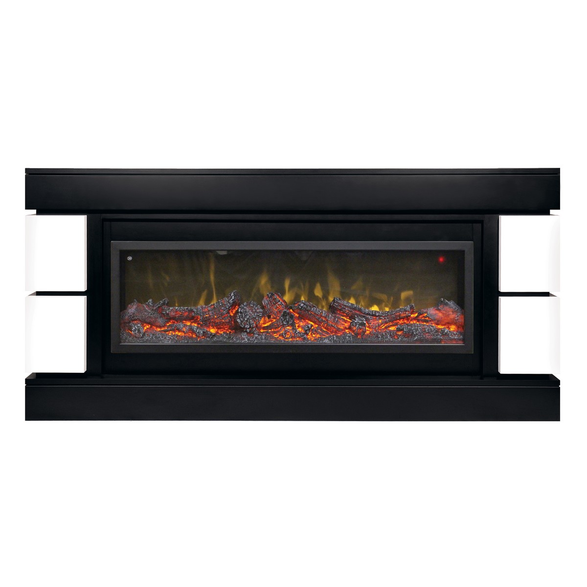 Электрокамин RealFlame Denver 42/BV BLM черный с очагом Beverly 1000